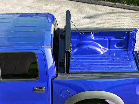 Low Profile Hard Quad Fold Tonneau Cover For Ford