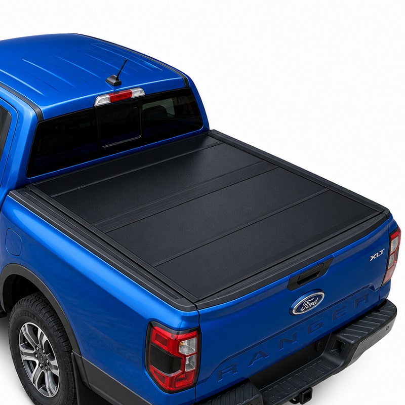 Capa rígida quádrupla dobrável de perfil baixo para Ford Ranger